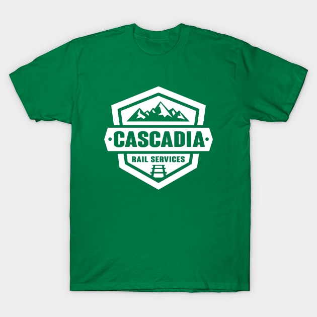 Custom Design - Cascadia Rail Services T-Shirt by NinthStreetShirts